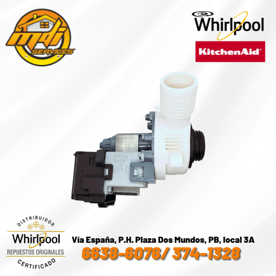 BOMBA DESAGUE LAVADORA WHIRLPOOL W10465543